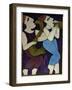 Duo Trumpet Saxophone-Leslie Xuereb-Framed Giclee Print