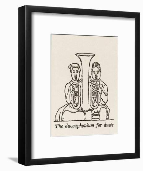 Duoeuphonium for Duets-null-Framed Art Print