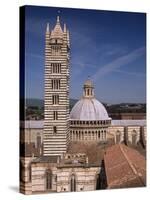 Duomo and 14th Century Campanile, Siena, Tuscany, Italy-Patrick Dieudonne-Stretched Canvas