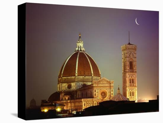 Duomo and Campanile of Santa Maria del Fiore Seen from the West-Jim Zuckerman-Stretched Canvas