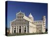 Duomo and Leaning Tower of Pisa, Campo Dei Miracoli, Pisa, Tuscany, Italy-Sergio Pitamitz-Stretched Canvas