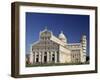 Duomo and Leaning Tower of Pisa, Campo Dei Miracoli, Pisa, Tuscany, Italy-Sergio Pitamitz-Framed Photographic Print