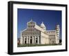 Duomo and Leaning Tower of Pisa, Campo Dei Miracoli, Pisa, Tuscany, Italy-Sergio Pitamitz-Framed Photographic Print