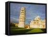 Duomo and Leaning Tower, Pisa, Italy-Terry Eggers-Framed Stretched Canvas