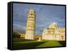 Duomo and Leaning Tower, Pisa, Italy-Terry Eggers-Framed Stretched Canvas
