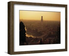 Duomo and River Adige, Verona, Italy-Alan Copson-Framed Photographic Print