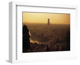Duomo and River Adige, Verona, Italy-Alan Copson-Framed Photographic Print