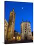 Duomo and the Baptistry, Parma, Emilia Romagna, Italy, Europe-Tondini Nico-Stretched Canvas