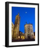 Duomo and the Baptistry, Parma, Emilia Romagna, Italy, Europe-Tondini Nico-Framed Photographic Print