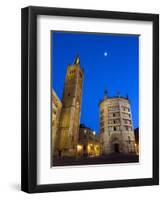 Duomo and the Baptistry, Parma, Emilia Romagna, Italy, Europe-Tondini Nico-Framed Photographic Print