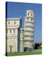 Duomo and the Leaning Tower in the Campo Dei Miracoli, Pisa, Tuscany, Italy-Gavin Hellier-Stretched Canvas