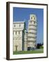 Duomo and the Leaning Tower in the Campo Dei Miracoli, Pisa, Tuscany, Italy-Gavin Hellier-Framed Photographic Print