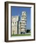 Duomo and the Leaning Tower in the Campo Dei Miracoli, Pisa, Tuscany, Italy-Gavin Hellier-Framed Photographic Print