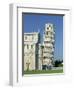 Duomo and the Leaning Tower in the Campo Dei Miracoli, Pisa, Tuscany, Italy-Gavin Hellier-Framed Photographic Print