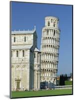 Duomo and the Leaning Tower in the Campo Dei Miracoli, Pisa, Tuscany, Italy-Gavin Hellier-Mounted Photographic Print