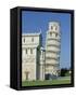 Duomo and the Leaning Tower in the Campo Dei Miracoli, Pisa, Tuscany, Italy-Gavin Hellier-Framed Stretched Canvas