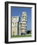 Duomo and the Leaning Tower in the Campo Dei Miracoli, Pisa, Tuscany, Italy-Gavin Hellier-Framed Premium Photographic Print