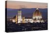 Duomo at Night from Piazza Michelangelo, Florencetuscany, Italy, Europe-Stuart Black-Stretched Canvas