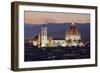 Duomo at Night from Piazza Michelangelo, Florencetuscany, Italy, Europe-Stuart Black-Framed Photographic Print