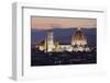 Duomo at Night from Piazza Michelangelo, Florencetuscany, Italy, Europe-Stuart Black-Framed Photographic Print