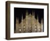 Duomo at Night, Milan, Lombardy, Italy, Europe-Vincenzo Lombardo-Framed Photographic Print