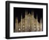 Duomo at Night, Milan, Lombardy, Italy, Europe-Vincenzo Lombardo-Framed Photographic Print