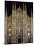 Duomo at Night, Milan, Lombardy, Italy, Europe-Vincenzo Lombardo-Mounted Photographic Print