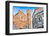 Duomo & Baptistry in Florence-null-Framed Art Print