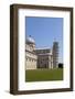 Duomo (Cathedral) and Leaning Tower, UNESCO World Heritage Site, Pisa, Tuscany, Italy, Europe-Simon Montgomery-Framed Photographic Print