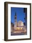 Duomo (Cathedral) in Piazza Del Duomo at Dusk, Spoleto, Umbria, Italy-Ian Trower-Framed Photographic Print