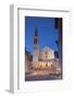 Duomo (Cathedral) in Piazza Del Duomo at Dusk, Spoleto, Umbria, Italy-Ian Trower-Framed Photographic Print