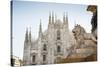 Duomo (Cathedral), Milan, Lombardy, Italy, Europe-Yadid Levy-Stretched Canvas