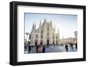 Duomo (Cathedral), Milan, Lombardy, Italy, Europe-Yadid Levy-Framed Photographic Print