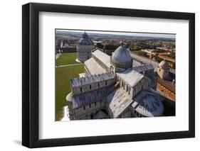 Duomo (Cathedral), UNESCO World Heritage Site, Pisa, Tuscany, Italy, Europe-Simon Montgomery-Framed Photographic Print