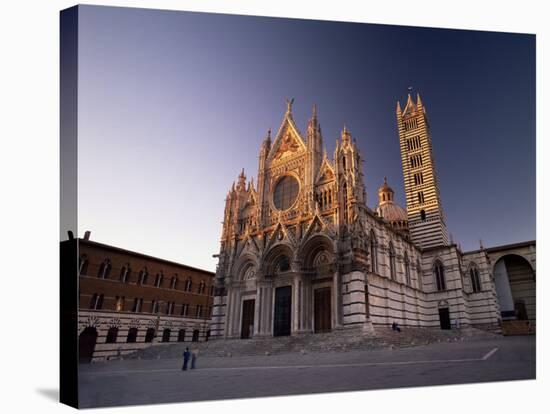 Duomo, Dating from the 12th to 14th Centuries, Siena, Tuscany, Italy, Europe-Patrick Dieudonne-Stretched Canvas