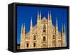 Duomo di Milano (Milan Cathedral), Milan, Lombardy, Italy-Simon Montgomery-Framed Stretched Canvas