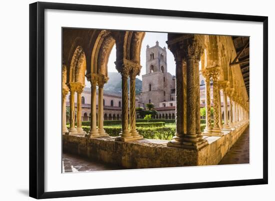 Duomo Di Monreale at Sunset (Monreale Cathedral)-Matthew Williams-Ellis-Framed Photographic Print