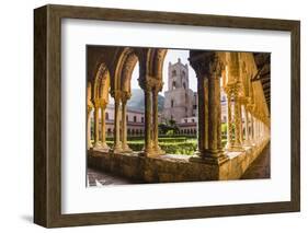 Duomo Di Monreale at Sunset (Monreale Cathedral)-Matthew Williams-Ellis-Framed Photographic Print