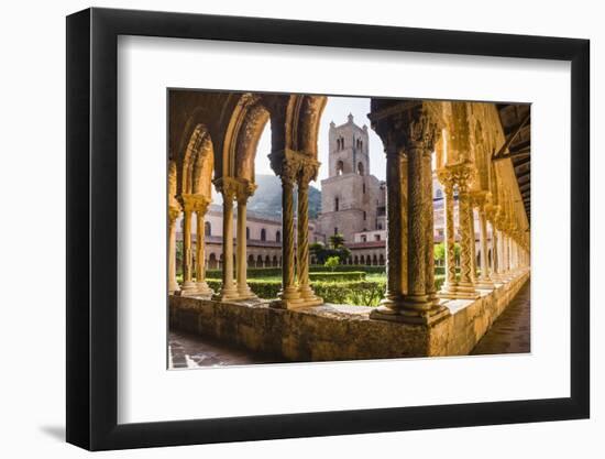 Duomo Di Monreale at Sunset (Monreale Cathedral)-Matthew Williams-Ellis-Framed Photographic Print