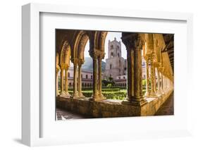 Duomo Di Monreale at Sunset (Monreale Cathedral)-Matthew Williams-Ellis-Framed Photographic Print