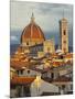 Duomo, Florence Cathedral at Sunset, Basilica of Saint Mary of the Flower, Florence, Italy-Adam Jones-Mounted Photographic Print