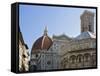 Duomo , Florence, UNESCO World Heritage Site, Tuscany, Italy, Europe-Tondini Nico-Framed Stretched Canvas