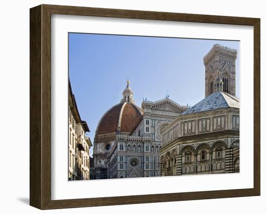 Duomo , Florence, UNESCO World Heritage Site, Tuscany, Italy, Europe-Tondini Nico-Framed Photographic Print