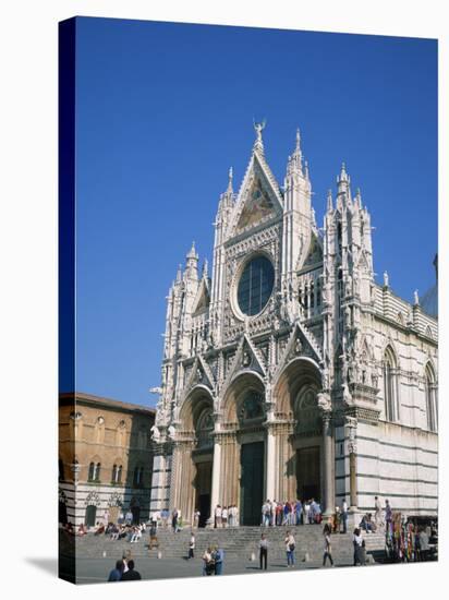 Duomo in Siena, UNESCO World Heritage Site, Tuscany, Italy, Europe-Rainford Roy-Stretched Canvas