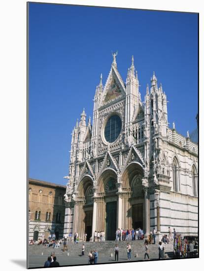 Duomo in Siena, UNESCO World Heritage Site, Tuscany, Italy, Europe-Rainford Roy-Mounted Photographic Print