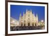 Duomo (Milan Cathedral), Milan, Lombardy, Italy, Europe-Christian Kober-Framed Photographic Print