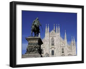 Duomo, Milan, Lombardy, Italy, Europe-Vincenzo Lombardo-Framed Photographic Print