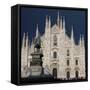 Duomo, Milan, Lombardy, Italy, Europe-Vincenzo Lombardo-Framed Stretched Canvas