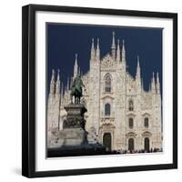 Duomo, Milan, Lombardy, Italy, Europe-Vincenzo Lombardo-Framed Photographic Print