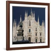 Duomo, Milan, Lombardy, Italy, Europe-Vincenzo Lombardo-Framed Photographic Print